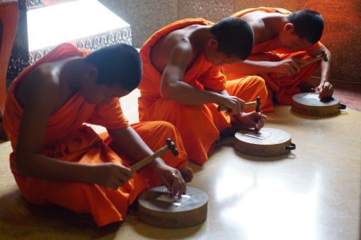 monks at work